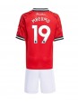Billige Manchester United Bryan Mbeumo #19 Hjemmedraktsett Barn 2025-26 Kortermet (+ Korte bukser)
